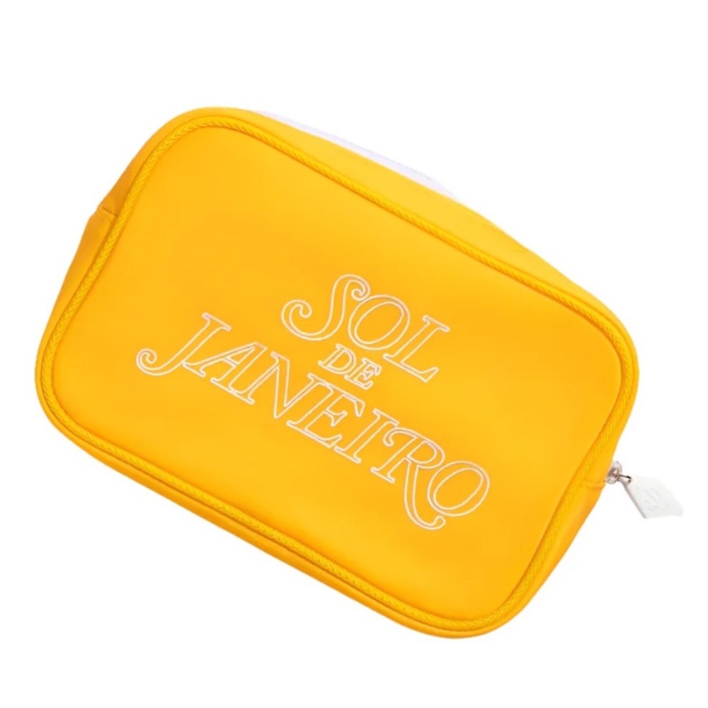 Yellow Sol de Janeiro Makeup Bag